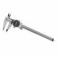 Homestead 0-8in. Range Black Dial Caliper - Stainless Steel Construction HO3184568